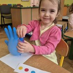 Zabawy sensoryczne w grupie Myszek