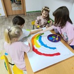 Na końcu tęczy - zabawa dydaktyczna