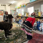 Wyjątkowi goście w naszym przedszkolu - alpaki i skunks