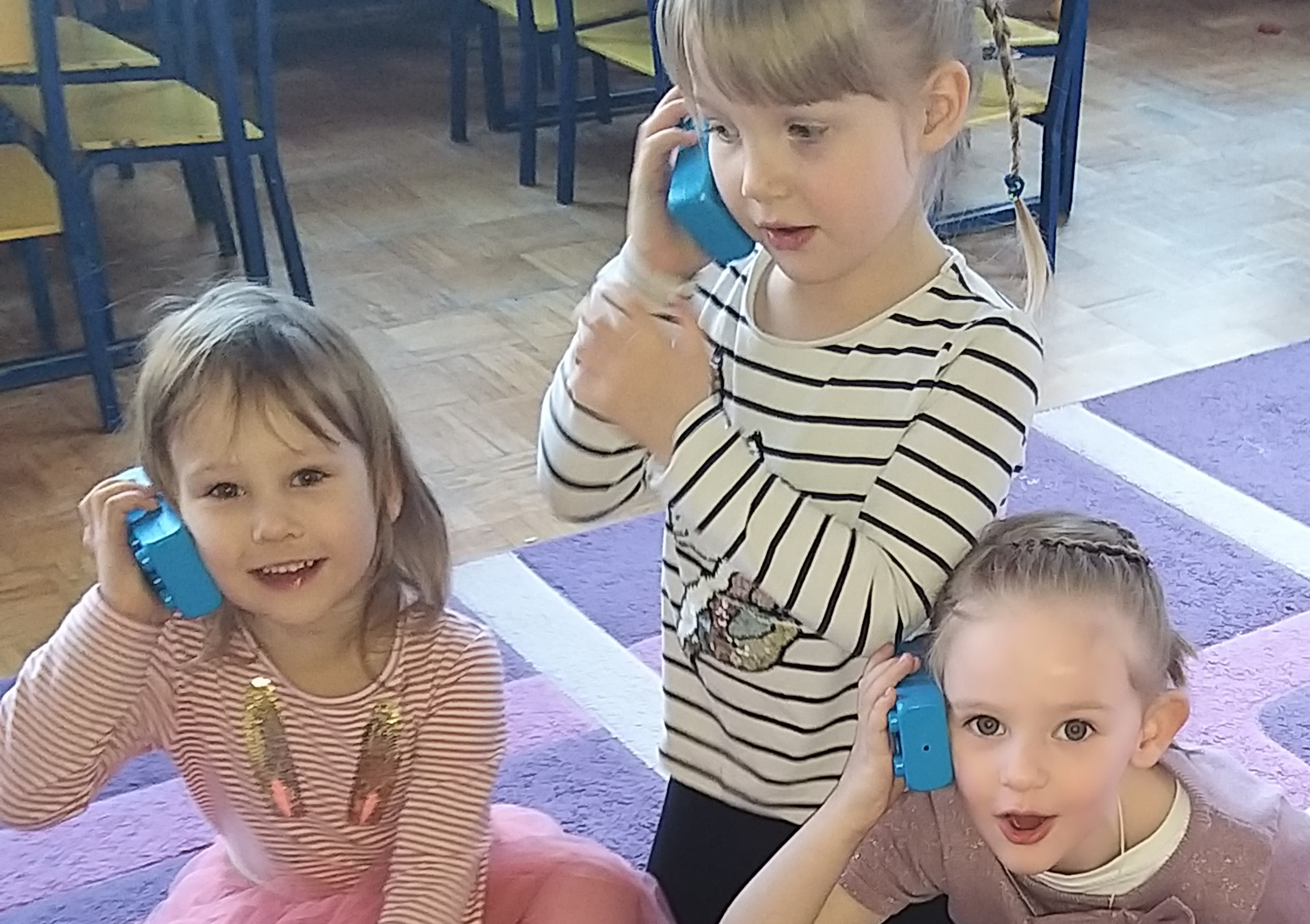 Zabawy dowolne przedszkolaków