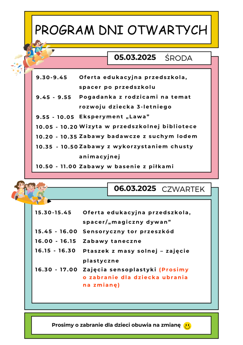 PROGRAM DNI OTWARTYCH