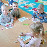 Kolorowe motylki w grupie I